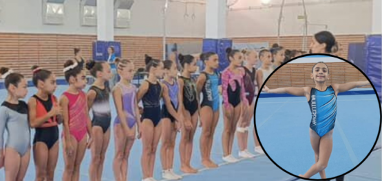 Con apenas 9 años, Catalina Curini vuelve a destacarse en el Programa Nacional de Gimnasia Artística