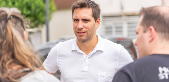 Passaglia resalta la gran inversión en zanjones y desagües que protegió San Nicolás del temporal