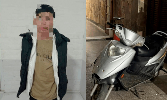 Allanamiento en San Nicolás: cayó un joven de 19 años con una moto robada y marihuana