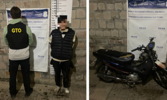 Motociclista con cocaína embistió a un patrullero y su familia atacó a la policía en San Pedro