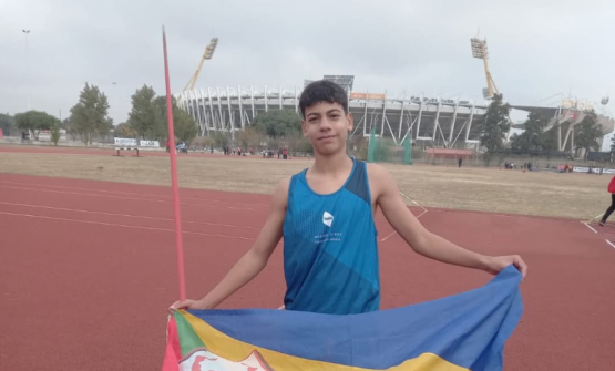 Con solo 13 años, Lautaro Mansilla es campeón nacional de jabalina: orgullo de Ramallo