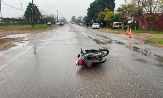 Accidente mortal en Ramallo: joven de 17 años pierde la vida tras caer de su motocicleta