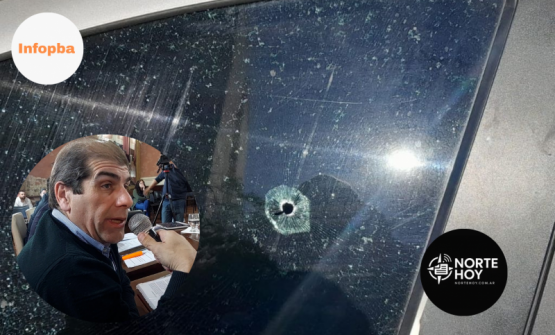 Auto del concejal Mauro De Rosa fue baleado en pleno centro de la ciudad