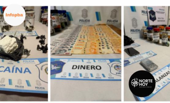 Golpe al narcotráfico: incautan drogas por más de 5 millones y detienen a un sospechoso clave