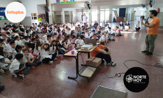 Villa Ramallo: Defensa Civil y Litoral Gas enseñan a prevenir incidentes con gas en escuelas