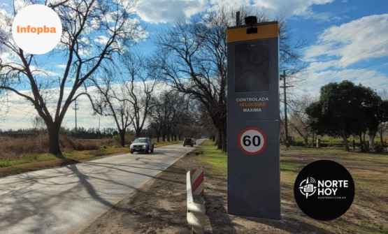 Instalan un tótem de fotomultas a metros del puente de la autopista en la ruta 191: controlará que no se superen los 60 km/h