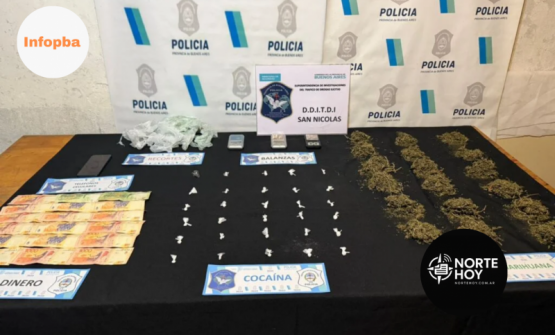Cayó un sospechoso de narcomenudeo en San Francisco: incautaron cocaína, marihuana y dinero