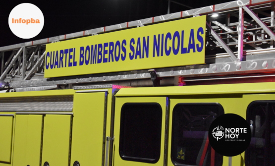Incendio en barrio Colombini: familia asistida por inhalación de humo en la madrugada