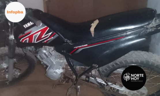 Menor detenido en Ramallo manejando moto robada en Villa General Savio