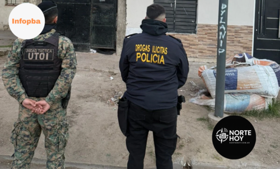Secuestran cocaína valuada en más de 7 millones en un operativo en el barrio 25 de Mayo