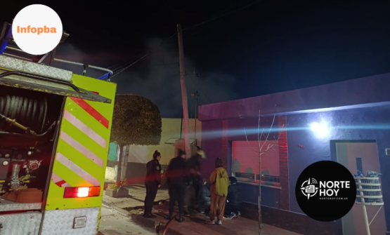 Incendio destruye por completo una vivienda en barrio Obrero de San Nicolás