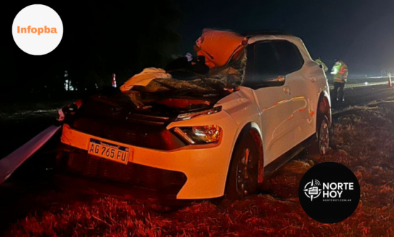 Accidente en Gobernador Castro: muere una mujer y seis personas resultan heridas en la Ruta 9