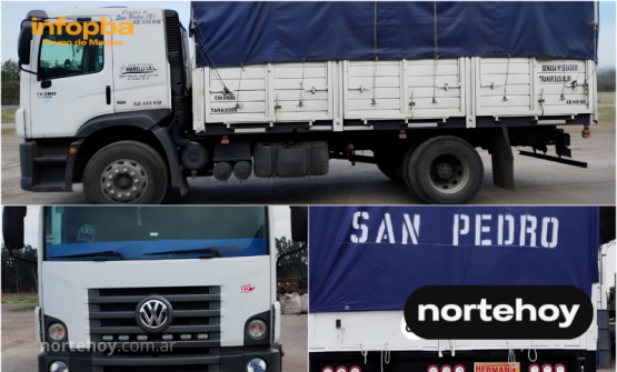Camión de San Pedro robado en Acceso Oeste: aún no hay rastros de los delincuentes