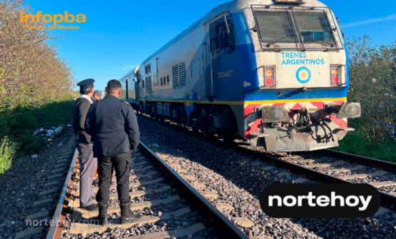 Joven atropellado por un tren en Alberdi y Álvarez: fue hospitalizado con lesiones leves