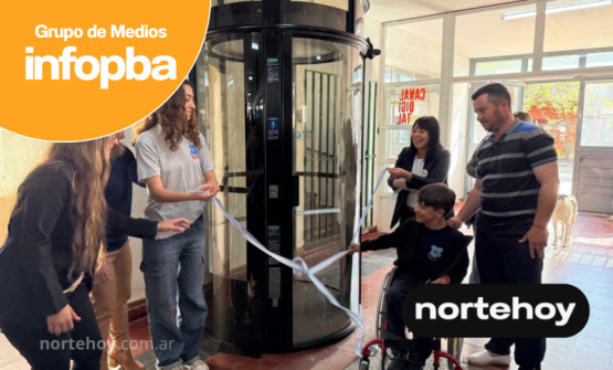 La Escuela Secundaria N°1 de Ramallo inaugura elevador que garantiza accesibilidad e inclusión