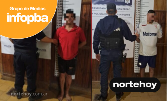 Dos hombres detenidos en San Pedro por agredir a sus hijas en hechos de violencia familiar