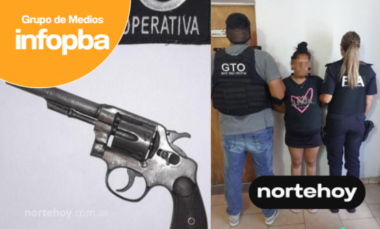 secuestran drogas y un arma, detienen a una mujer