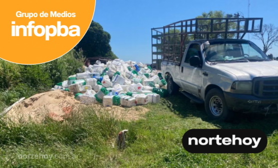 Interceptan camioneta con mil bidones de agroquímicos sin autorización en Ramallo