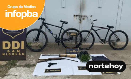 Detienen a dos sospechosos tras una serie de allanamientos por robos calificados en San Nicolás