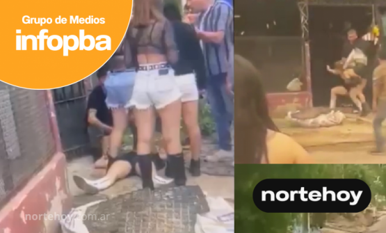 Violencia en la salida del bar del Chino: una joven queda desmayada tras recibir un rodillazo