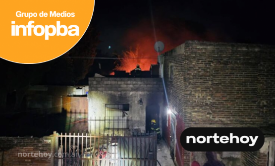 Incendio destruyó dos viviendas en Manuel Iglesias al 1400 y movilizó un amplio operativo