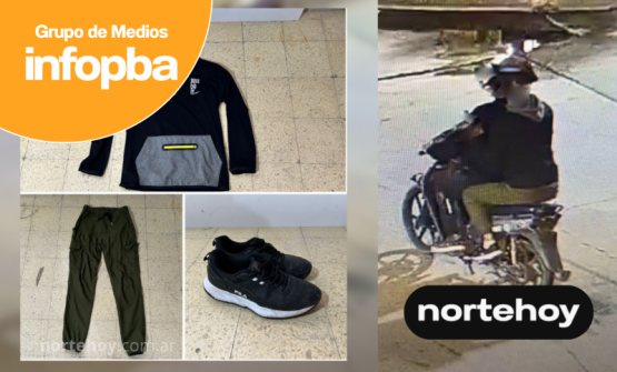 Cámaras de seguridad clave: identifican a un ladrón y secuestran la moto usada en el robo de un Smart TV