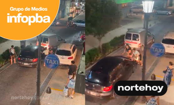 Violento episodio en pleno centro: dos mujeres atacaron a un automovilista y desataron caos vehicular sobre calle Mitre