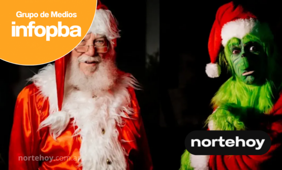 El Teatro Municipal se llena de magia: Papá Noel y el Grinch protagonizan una tarde navideña para toda la familia