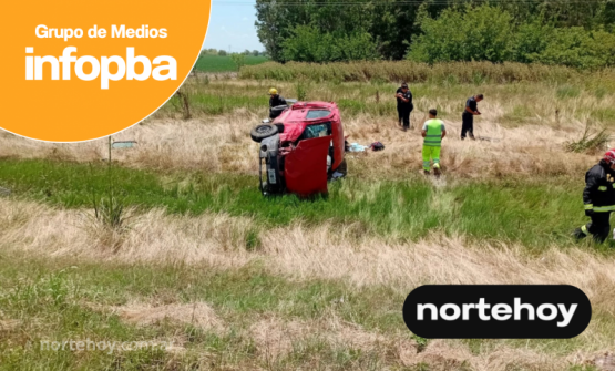 Tragedia en Ruta 9: falleció una mujer tras el vuelco de una Renault Kangoo en Ramallo