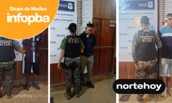 tres prófugos con pedido de captura fueron detenidos en distintos puntos de la ciudad