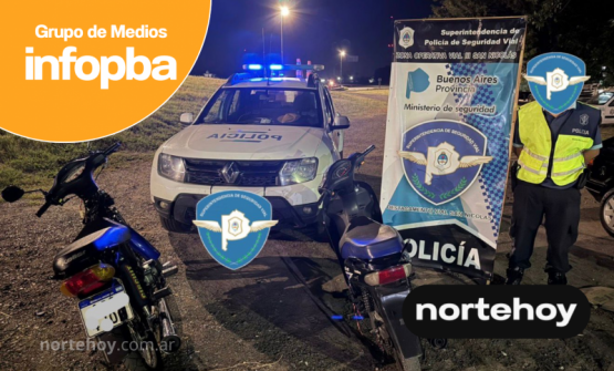 más de 70 motos detectadas en picadas ilegales sobre la Ruta 9 en San Nicolás